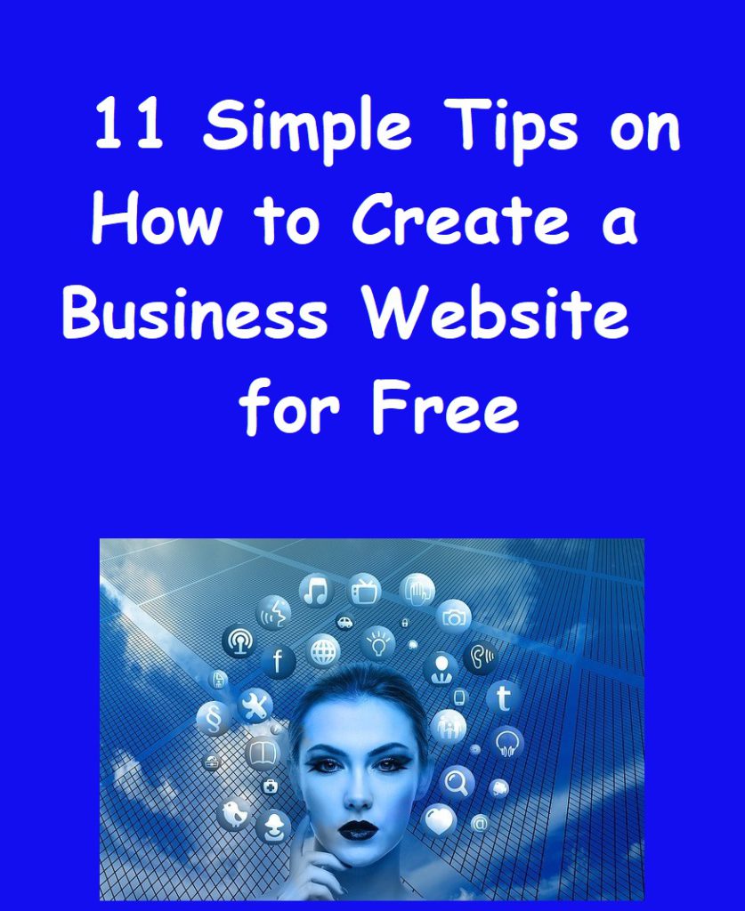 how to create a business website for free